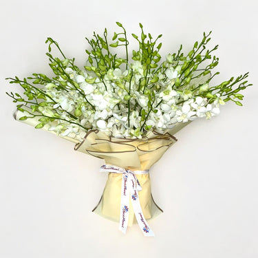 White Dendrobium Orchid Bouquet